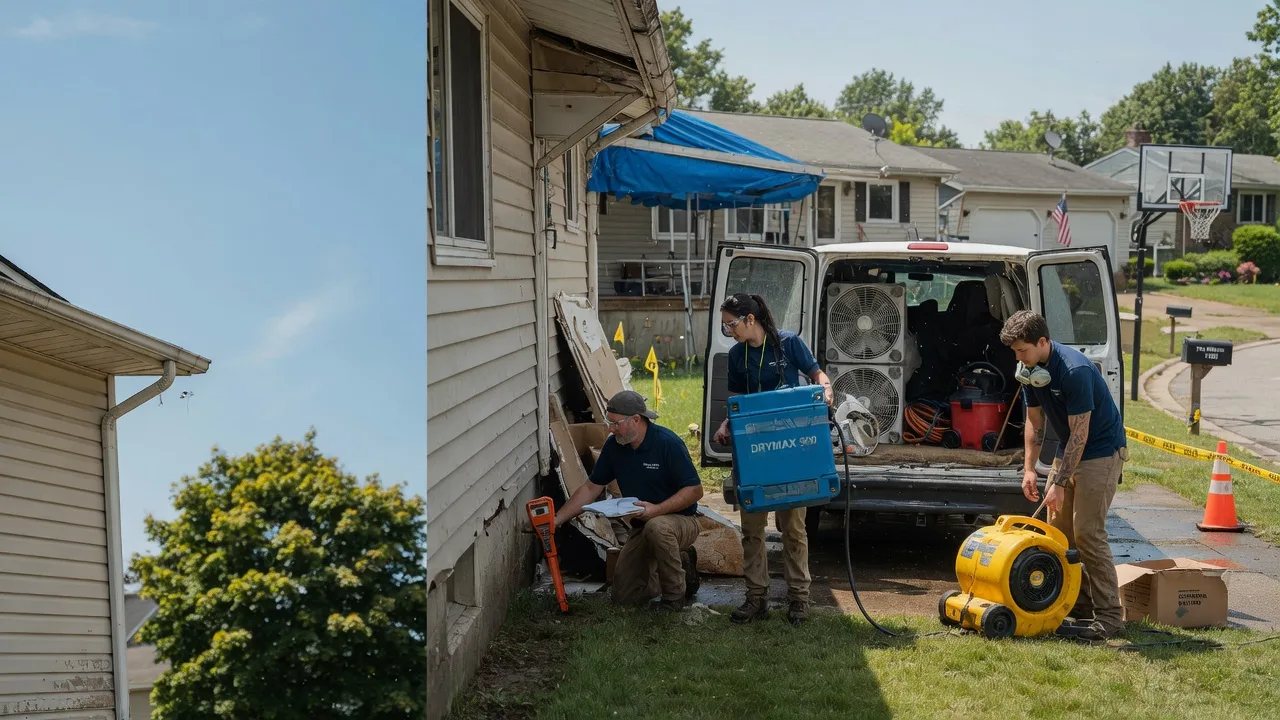 Ceiling Leak Cleanup in Gratis, OH near me
